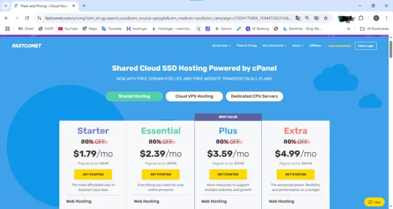 FastComet Hosting Review